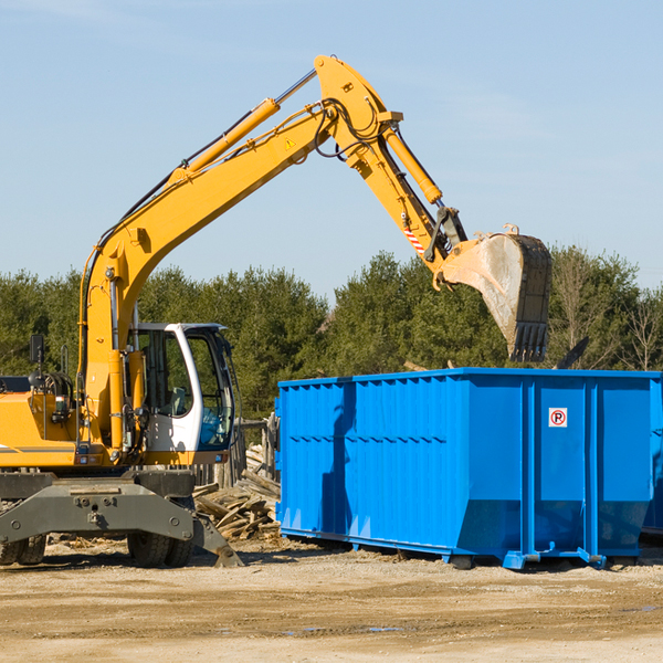 can i choose the location where the residential dumpster will be placed in Chester Arkansas